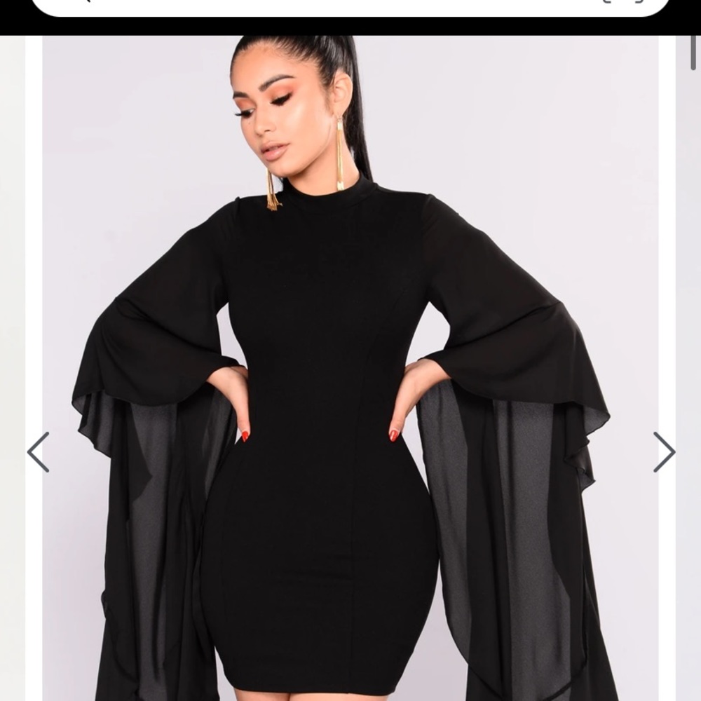 Black FASHiOn nova dress, worn once for graduation